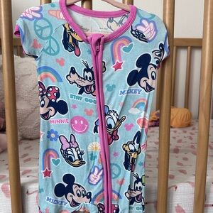 Little Sleepies Mickeys Clubhouse Shorty Zippy